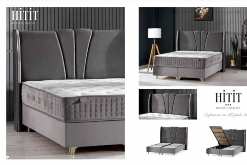 Hitit set (baza,baslık,yatak) 150 x 200 ölçü